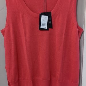 Nadaam cashmere XL tank, bright red/pink